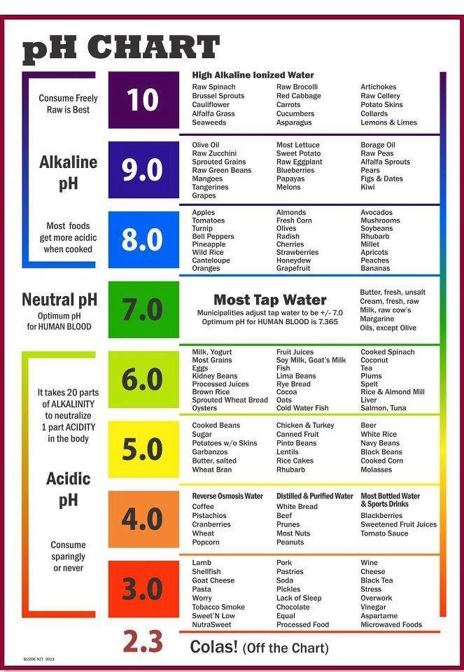 Red Rick Springs Waters pH Chart