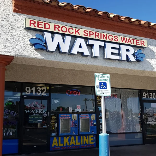 Summerlin Las Vegas Red Rock Spring Water Alkaline Water Refill Station